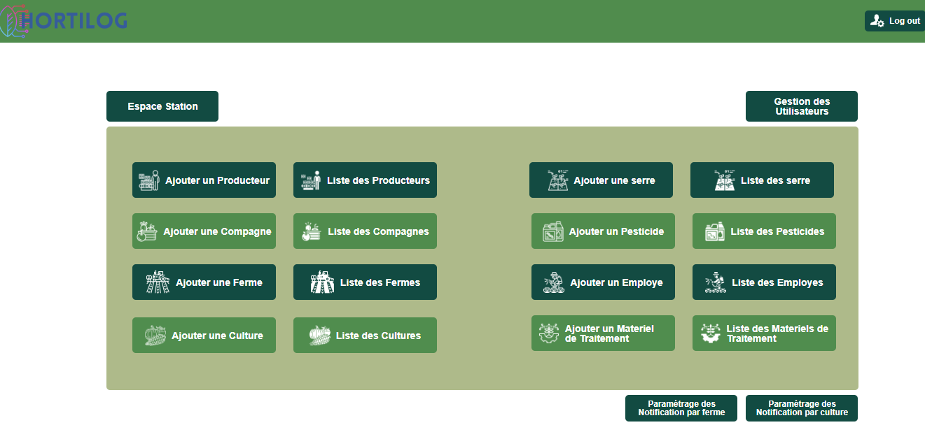 Logiciel de Gestion Phytosanitaire - Hortilog